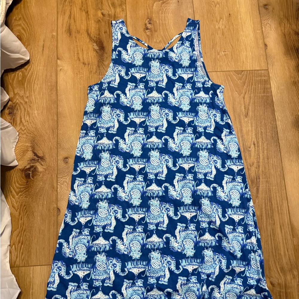 Lilly Pulitzer Blue and White Dress